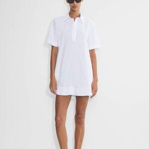 Babaton Resolute Poplin Polo Mini Dress Minimalist Preppy - NWT - Medium